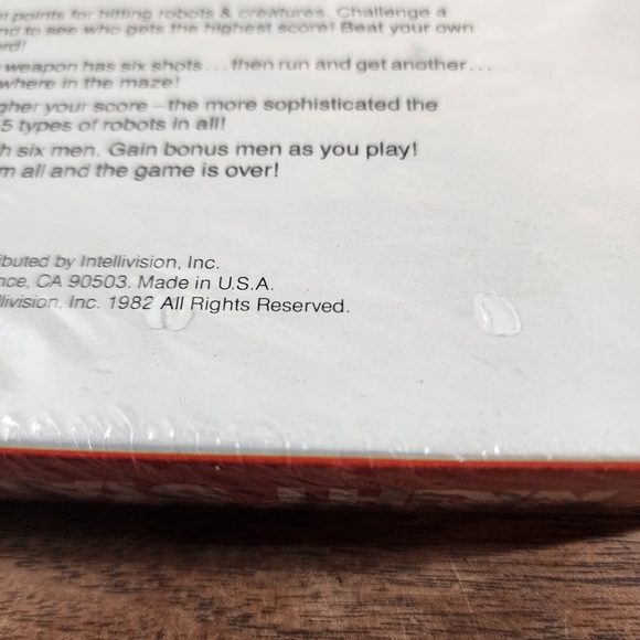 Intellivision Night Stalker Intelligent Television CIB Sealed Game - Picture 9 of 11